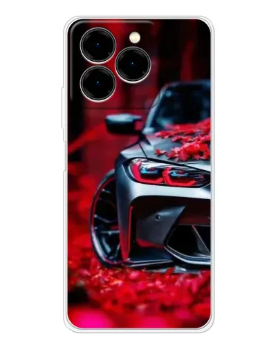 Чехол для Ulefone Note 20 Pro с картинкой «Спортивная BMW и цветы» Чехол для Ulefone Note 20 Pro с картинкой «Спортивная BMW и цветы»