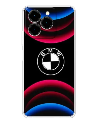 Чехол для Ulefone Note 20 Pro с картинкой «Логотип BMW и неоновые дуги» Чехол для Ulefone Note 20 Pro с картинкой «Логотип BMW и неоновые дуги»
