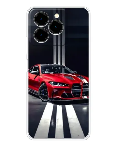 Чехол для Ulefone Note 20 Pro с картинкой «Красная BMW на дороге» Чехол для Ulefone Note 20 Pro с картинкой «Красная BMW на дороге»