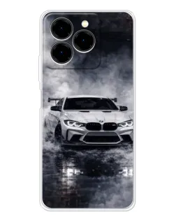 Чехол для Ulefone Note 20 Pro с картинкой «BMW сквозь туман»