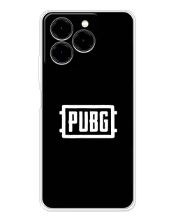 Чехол для Ulefone Note 20 Pro с картинкой «Лого BMW — металлический блеск»