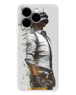 Чехол для Ulefone Note 20 Pro с картинкой «PUBG — боец в пыли»