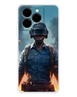 Чехол для Ulefone Note 20 Pro с картинкой «PUBG — реалистичный герой»