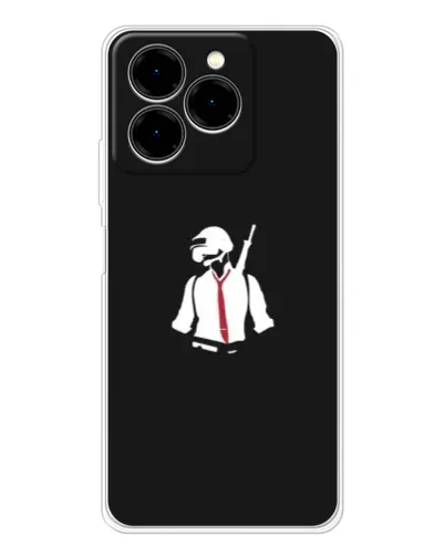 Чехол для Ulefone Note 20 Pro с картинкой «PUBG — силуэт воина» Чехол для Ulefone Note 20 Pro с картинкой «PUBG — силуэт воина»