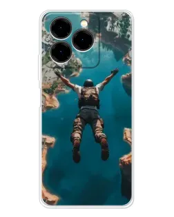 Чехол для Ulefone Note 20 Pro с картинкой «PUBG — свободное падение»