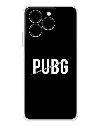 Чехол для Ulefone Note 20 Pro с картинкой «PUBG — белый логотип» Чехол для Ulefone Note 20 Pro с картинкой «PUBG — белый логотип»