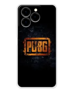 Чехол для Ulefone Note 20 Pro с картинкой «PUBG — золотой логотип»