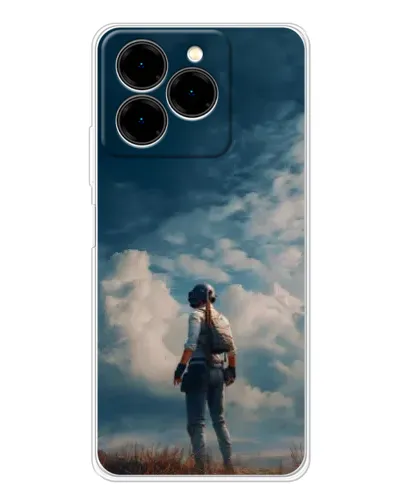 Чехол для Ulefone Note 20 Pro с картинкой «Герой PUBG на скале» Чехол для Ulefone Note 20 Pro с картинкой «Герой PUBG на скале»