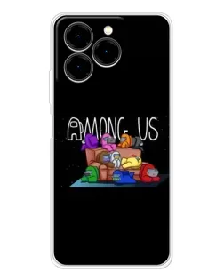 Чехол для Ulefone Note 20 Pro с картинкой «Логотип Among Us»