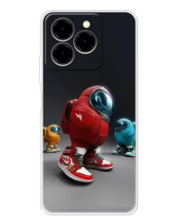 Чехол для Ulefone Note 20 Pro с картинкой «Among Us — 3D стиль»
