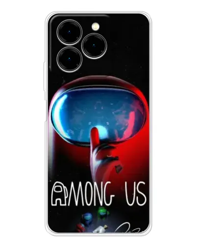 Чехол для Ulefone Note 20 Pro с картинкой «Красный импостер — макро» Чехол для Ulefone Note 20 Pro с картинкой «Красный импостер — макро»