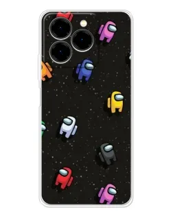 Чехол для Ulefone Note 20 Pro с картинкой «Космический паттерн Among Us»