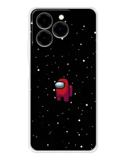 Чехол для Ulefone Note 20 Pro с картинкой «Красный Among Us»