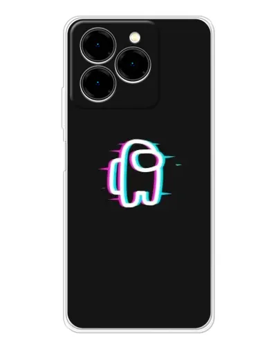 Чехол для Ulefone Note 20 Pro с картинкой «Among Us неон» Чехол для Ulefone Note 20 Pro с картинкой «Among Us неон»