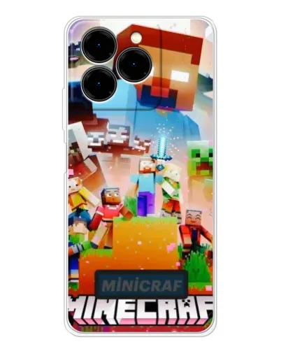 Чехол для Ulefone Note 20 Pro с картинкой «Minecraft герои игры» Чехол для Ulefone Note 20 Pro с картинкой «Minecraft герои игры»