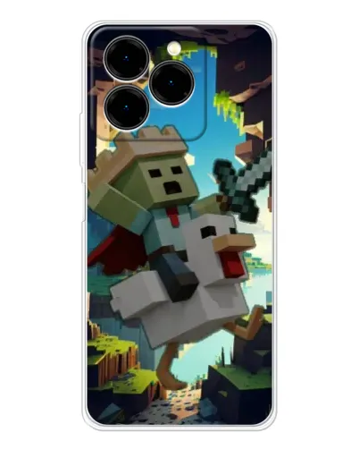 Чехол для Ulefone Note 20 Pro с картинкой «Стив и гусь» Чехол для Ulefone Note 20 Pro с картинкой «Стив и гусь»