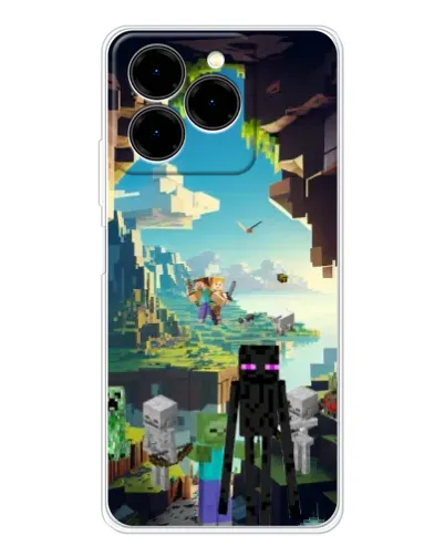 Чехол для Ulefone Note 20 Pro с картинкой «Эндермен в лесу» Чехол для Ulefone Note 20 Pro с картинкой «Эндермен в лесу»