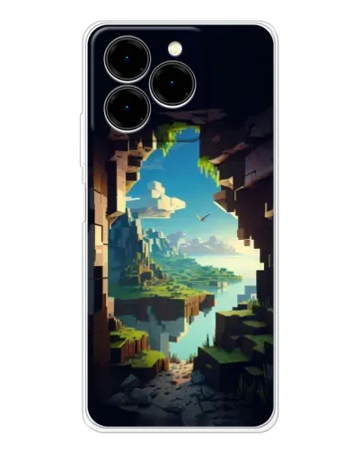 Чехол для Ulefone Note 20 Pro с картинкой «Вид из пещеры» Чехол для Ulefone Note 20 Pro с картинкой «Вид из пещеры»