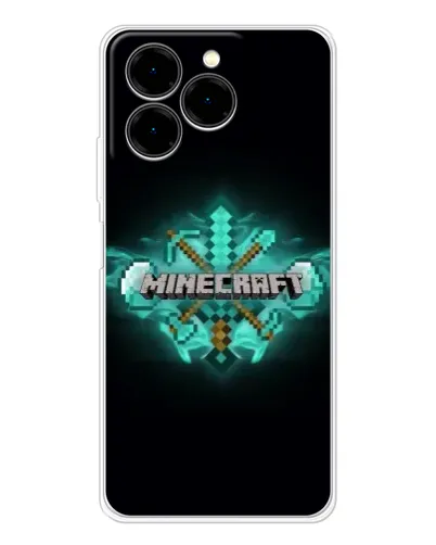 Чехол для Ulefone Note 20 Pro с картинкой «Minecraft Diamond лого» Чехол для Ulefone Note 20 Pro с картинкой «Minecraft Diamond лого»