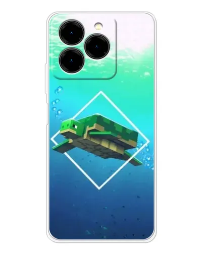 Чехол для Ulefone Note 20 Pro с картинкой «Черепаха Minecraft» Чехол для Ulefone Note 20 Pro с картинкой «Черепаха Minecraft»