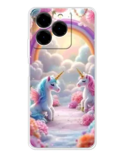 Чехол для Ulefone Note 20 Pro с картинкой «Радуга и единороги» Чехол для Ulefone Note 20 Pro с картинкой «Радуга и единороги»