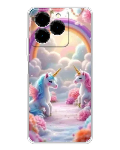 Чехол для Ulefone Note 20 Pro с картинкой «Радуга и единороги» Чехол для Ulefone Note 20 Pro с картинкой «Радуга и единороги»