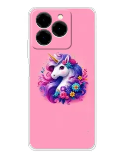 Чехол для Ulefone Note 20 Pro с картинкой «Сказочный единорог»