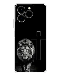 Чехол для Ulefone Note 20 Pro с картинкой «Лев и Крест» Чехол для Ulefone Note 20 Pro с картинкой «Лев и Крест»