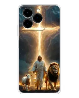 Чехол для Ulefone Note 20 Pro с картинкой «Лев Иуды и Свет» Чехол для Ulefone Note 20 Pro с картинкой «Лев Иуды и Свет»