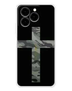 Чехол для Ulefone Note 20 Pro с картинкой «Милитари Крест»