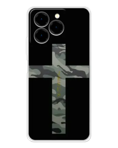 Чехол для Ulefone Note 20 Pro с картинкой «Милитари Крест»