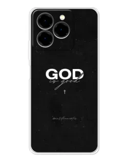 Чехол для Ulefone Note 20 Pro с картинкой «GOD — Бог над всем»