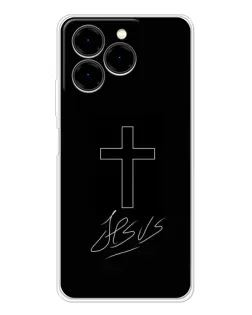 Чохол для Ulefone Note 20 Pro з картинкою «Графічний хрест Jesus» Чохол для Ulefone Note 20 Pro з картинкою «Графічний хрест Jesus»