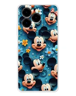 Чехол для Ulefone Note 20 Pro с картинкой «Паттерн Микки и Минни»