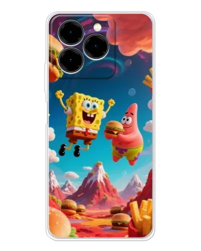 Чехол для Ulefone Note 20 Pro с картинкой «Космический фастфуд» Чехол для Ulefone Note 20 Pro с картинкой «Космический фастфуд»