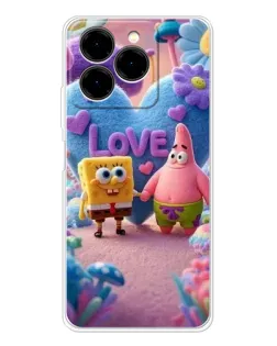 Чохол для Ulefone Note 20 Pro з картинкою «Губка Боб Патрік»