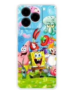 Чохол для Ulefone Note 20 Pro з картинкою «Губка Боб та друзі»