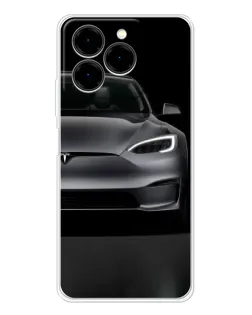 Чехол для Ulefone Note 20 Pro с картинкой «Tesla Model S Look»