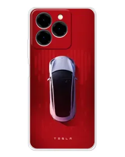 Чехол для Ulefone Note 20 Pro с картинкой «Tesla Top View»