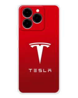 Чехол для Ulefone Note 20 Pro с картинкой «Tesla Red Classic»