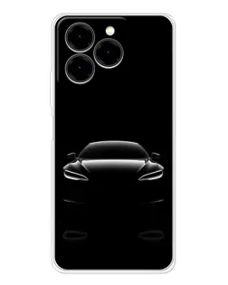 Чехол для Ulefone Note 20 Pro с картинкой «Силуэт Tesla Night»