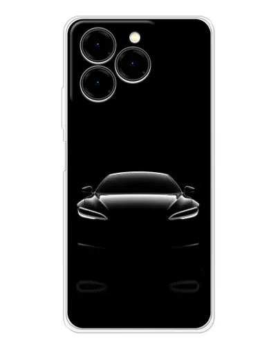 Чехол для Ulefone Note 20 Pro с картинкой «Силуэт Tesla Night» Чехол для Ulefone Note 20 Pro с картинкой «Силуэт Tesla Night»