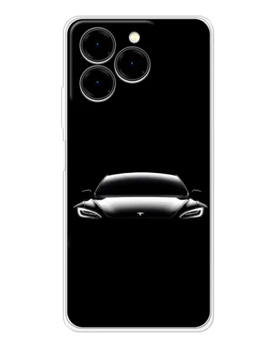 Чехол для Ulefone Note 20 Pro с картинкой «Фары Tesla Night» Чехол для Ulefone Note 20 Pro с картинкой «Фары Tesla Night»