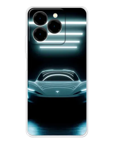 Чехол для Ulefone Note 20 Pro с картинкой «Tesla в неоне» Чехол для Ulefone Note 20 Pro с картинкой «Tesla в неоне»