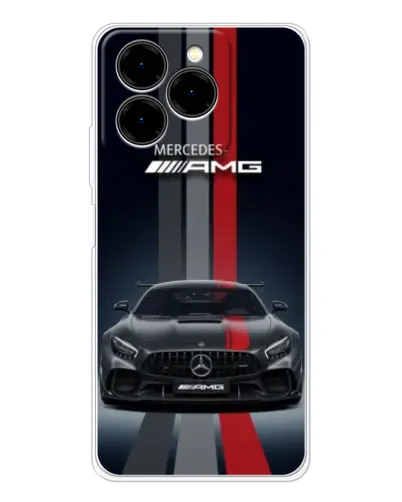 Чехол для Ulefone Note 20 Pro с картинкой «Mercedes — белый карбон» Чехол для Ulefone Note 20 Pro с картинкой «Mercedes — белый карбон»