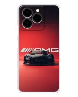 Чехол для Ulefone Note 20 Pro с картинкой «Mercedes AMG — красная линия»