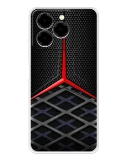Чехол для Ulefone Note 20 Pro с картинкой «Mercedes Carbon Grid»