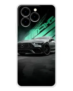 Чехол для Ulefone Note 20 Pro с картинкой «Темный Mercedes AMG»