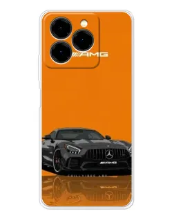 Чехол для Ulefone Note 20 Pro с картинкой «Оранжевый Mercedes AMG»