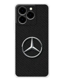 Чехол для Ulefone Note 20 Pro с картинкой «Карбоновый Mercedes стиль»